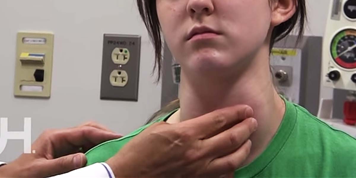 Thyroid gland pediatric exam
