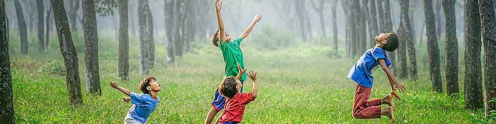 Kids playing together